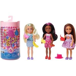 Barbie Color Reveal Small Doll & Accessories Picnic Series 6 Surprises Ages 3+